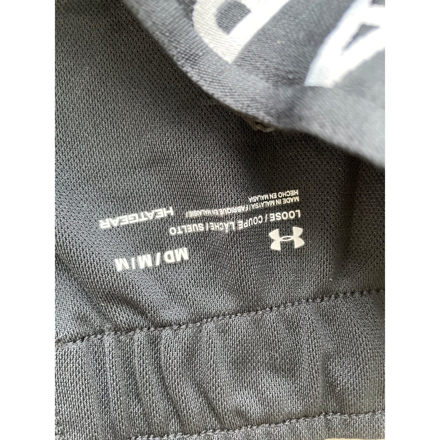 Under Armour Heatgear Play Up Shorts Womens M Black Mid Rise Pockets Soft Active