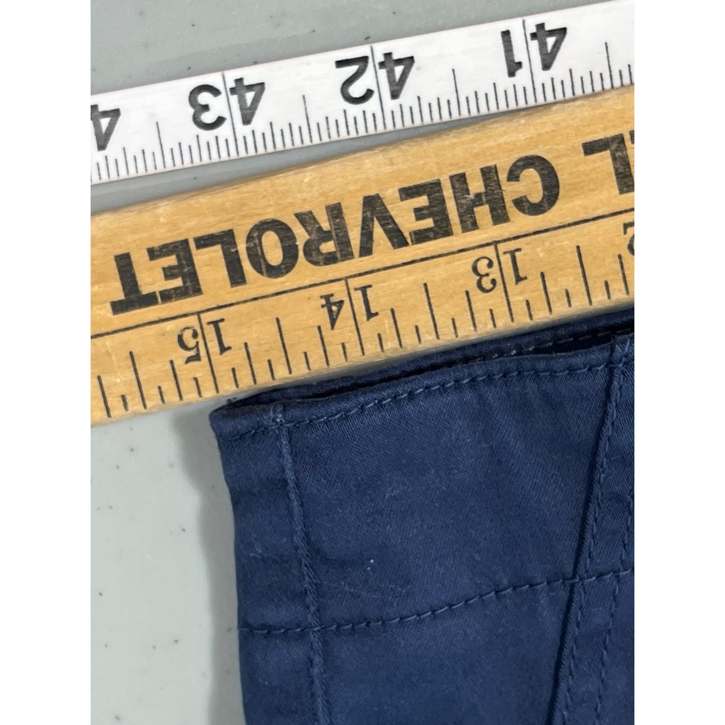 Level 99 Brooklyn Skinny Sateen Cargo Pants Womens 30 Blue Lyocell Blend