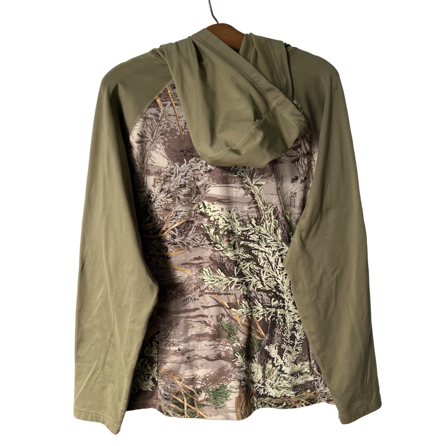 Cabela's OutfitHer Camo Pullover Hoodie Women L Outdoor Hunting Camping Active