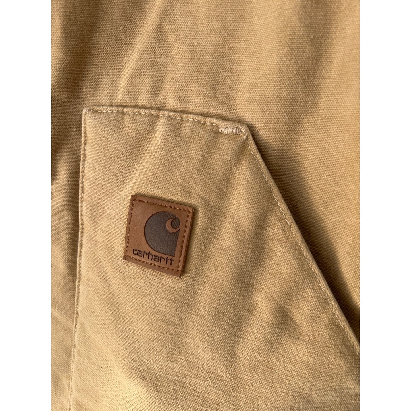 Carhartt Vintage Canvas Vest Men 3XL Lined Outdoor Active Workwear Winter V02WET